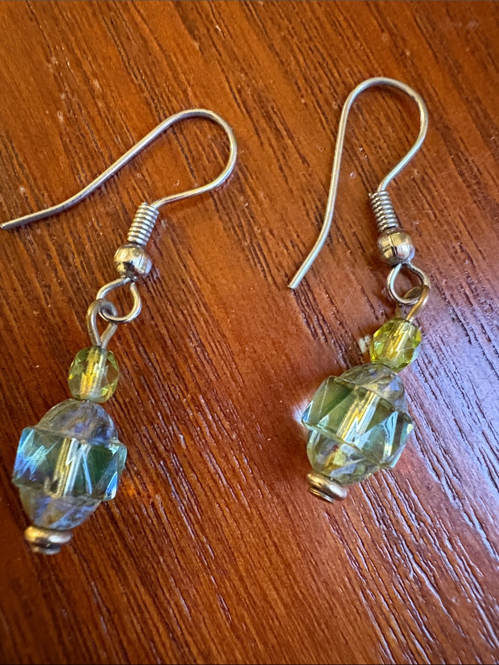 Handcrafted Green/Yellow hues  Dangle Earrings - Women Jewelry